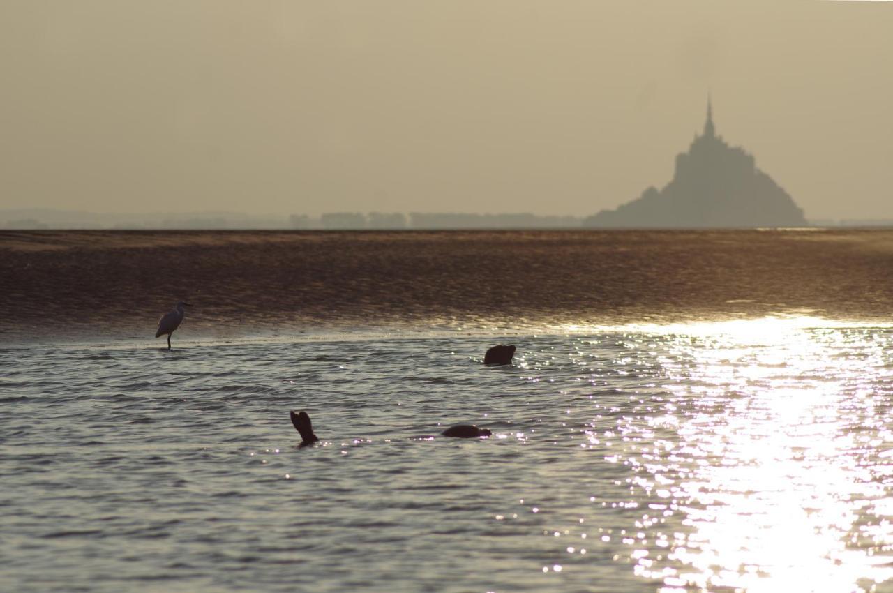 Charmante Maison De Pecheur En Baie Du Mont Saint Michel Genêts Eksteriør billede